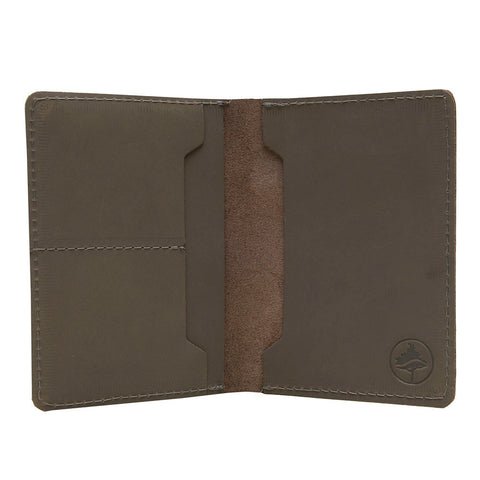 Porta Documentos em Couro Macboot - Cinza