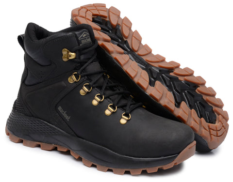 Bota Adventure Cano Alto Macboot Imeri 02A Preto Emborrachado