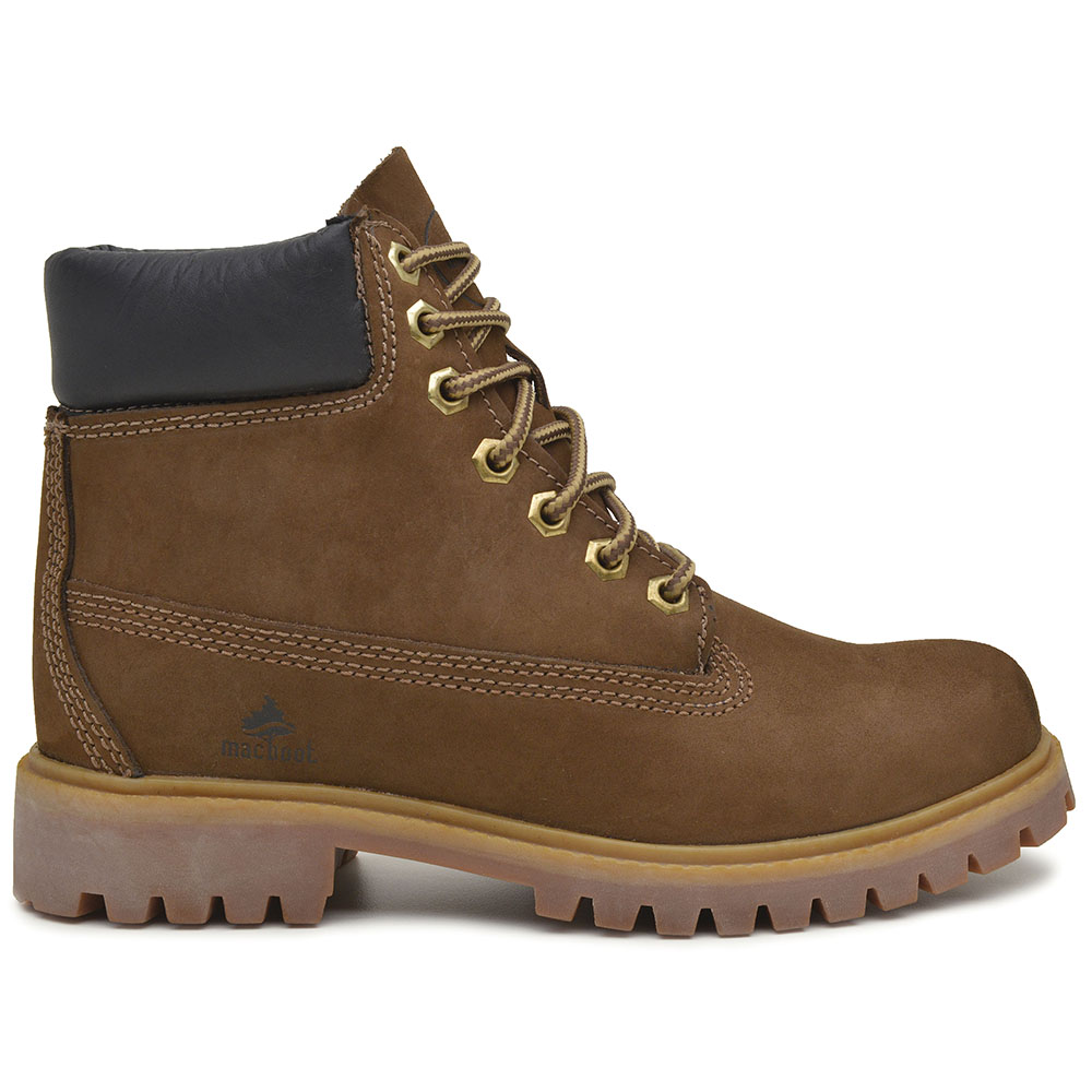 Bota Militar Cano Alto Lauryn 04 Marrom Claro