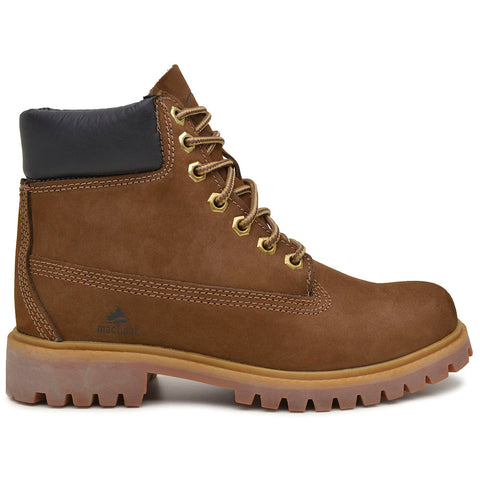 Bota Militar Cano Alto Lauryn 04 Marrom Claro