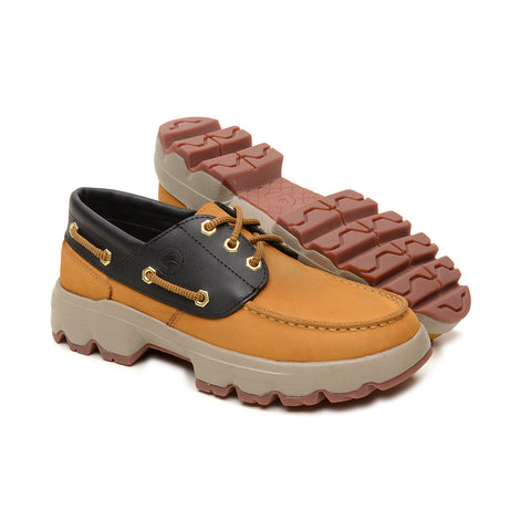 Sapato Boat Macboot Ebano 01 Mostarda - vista traseira - Macboot