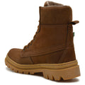 Bota Militar Cano Alto Macboot Papoula 04 Marrom Claro