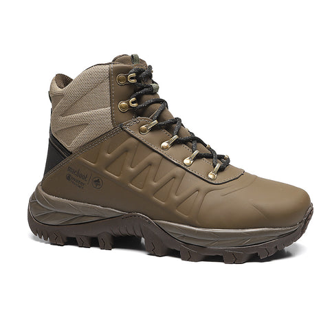 Bota Cano Alto Adventure Macboot Aruna 02 Marrom Emborrachado
