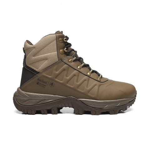 Bota Cano Alto Adventure Macboot Aruna 02 Marrom Emborrachado