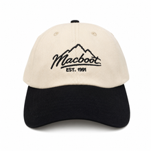 Boné Macboot Dad Hat Bege Areia Aba Preta
