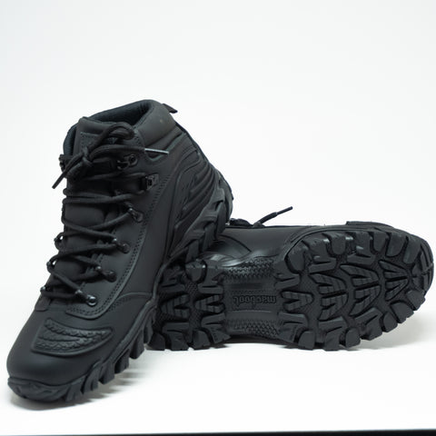 Bota Motors Cano Alto Macboot Hades 02 Preto Emborrachado