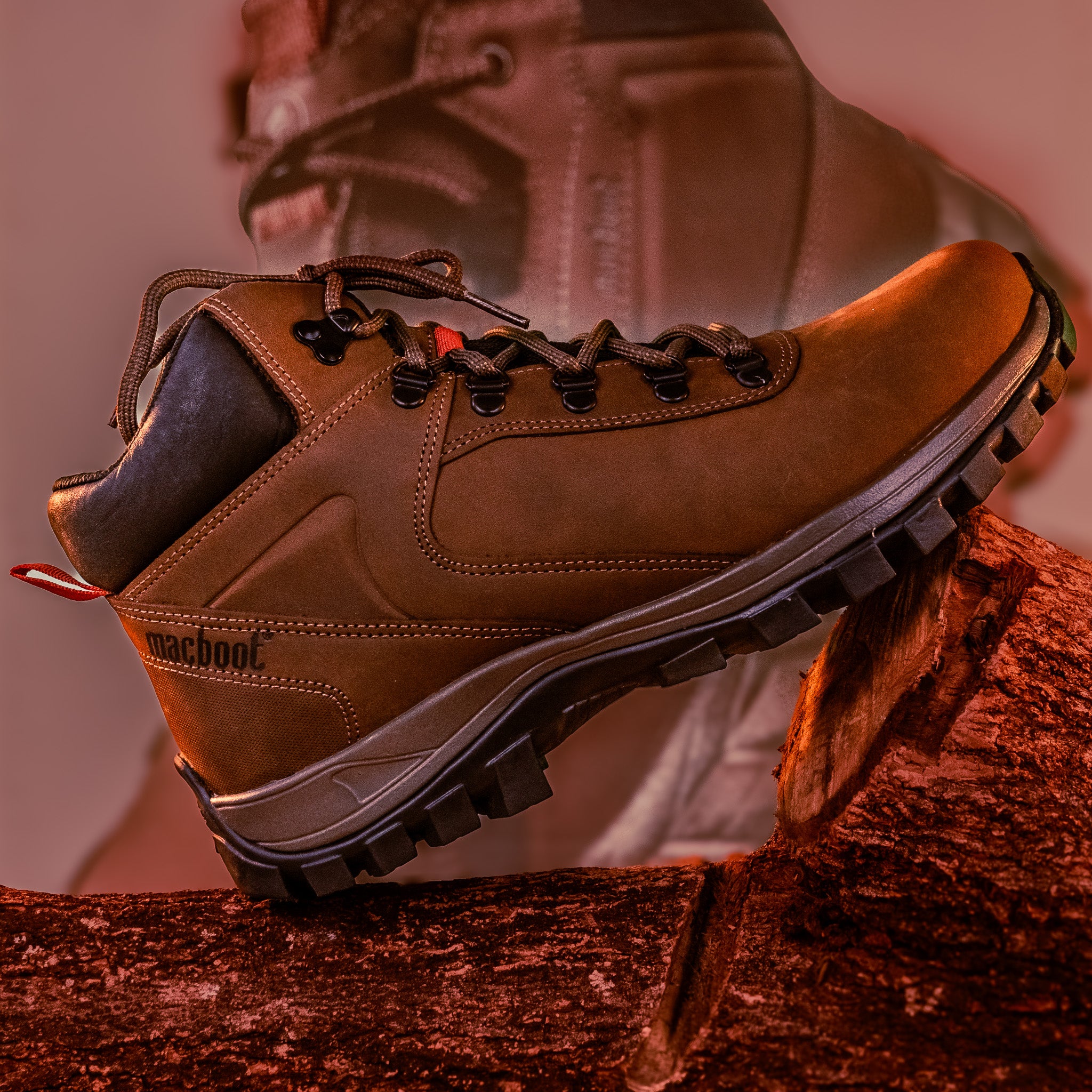 Bota Adventure Cano Alto Macboot Reseda 02 Marrom