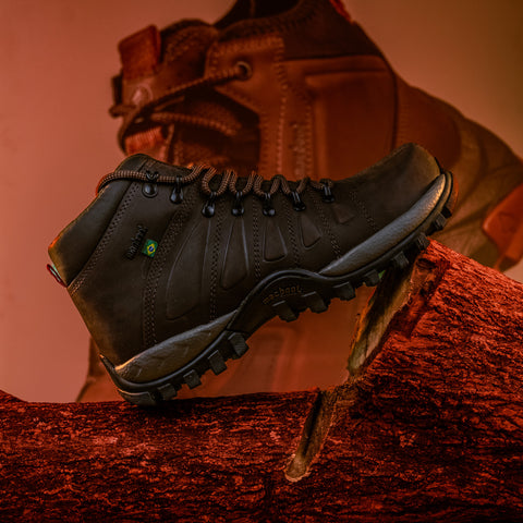Bota De Segurança Cano Alto Macboot C.A0001 Café