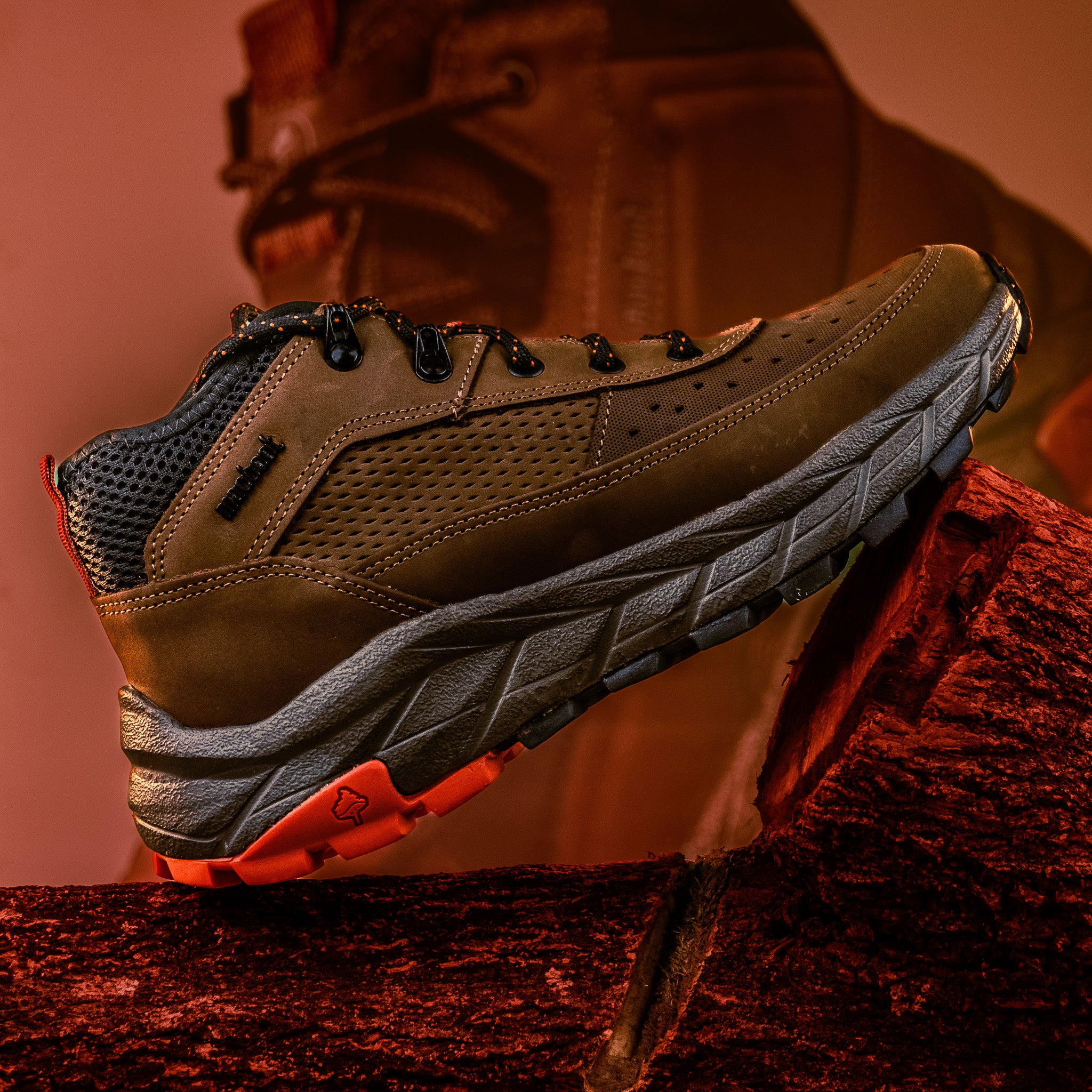 ②オットマン　 macomoco Bota Adventure Cano Alto Macboot Graviola 02 Marrom