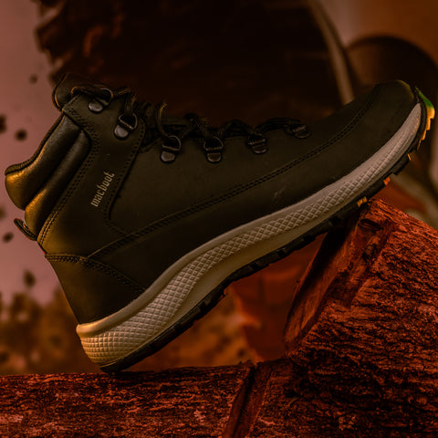 Bota Adventure Cano Alto Macboot Sabine 18Z Preto Emborrachado