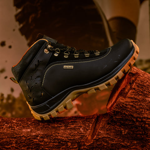 Bota Adventure Cano Alto Macboot Alecrim 14 Preto Emborrachado