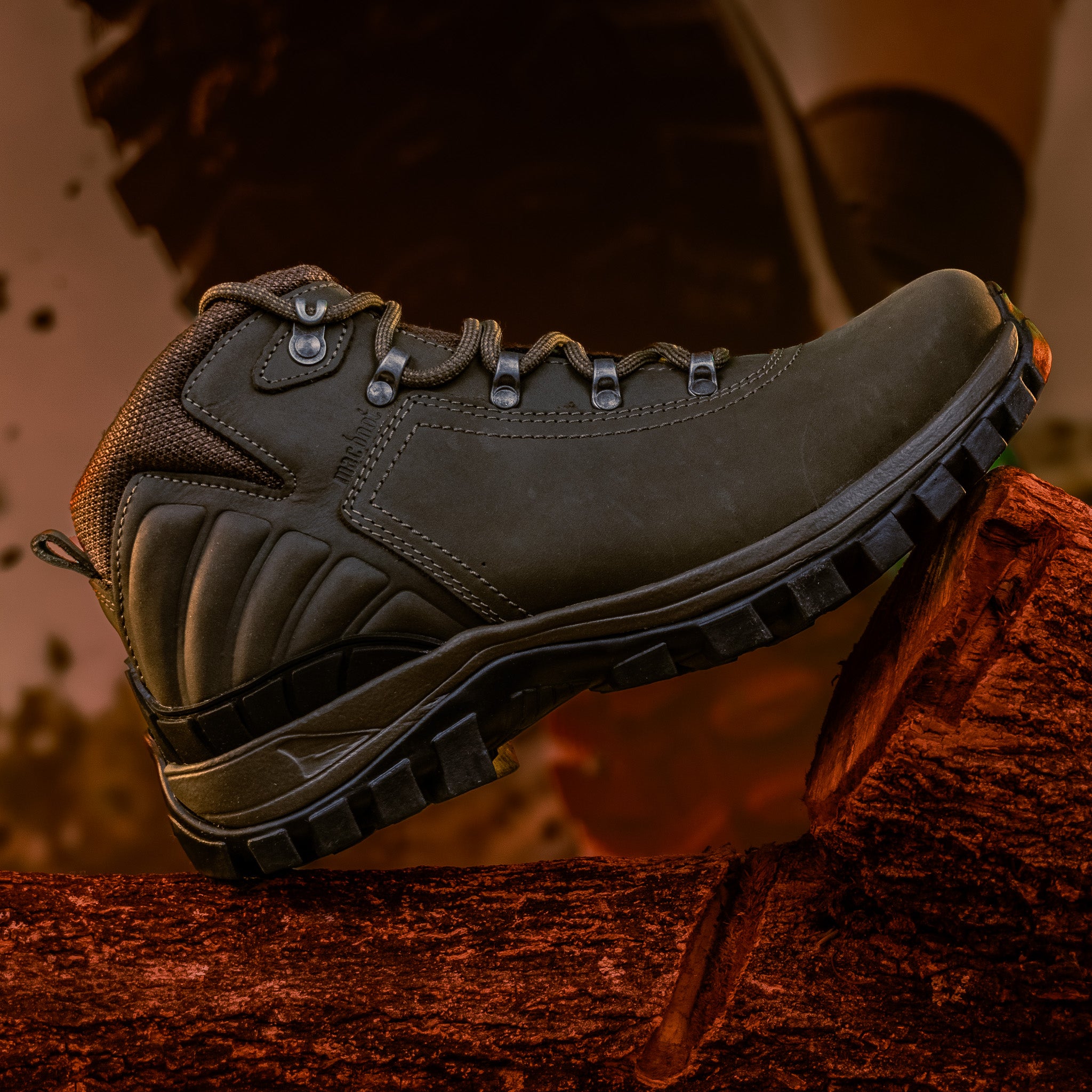 Bota Adventure Cano Alto Macboot Acari 08Z Cinza | Macboot