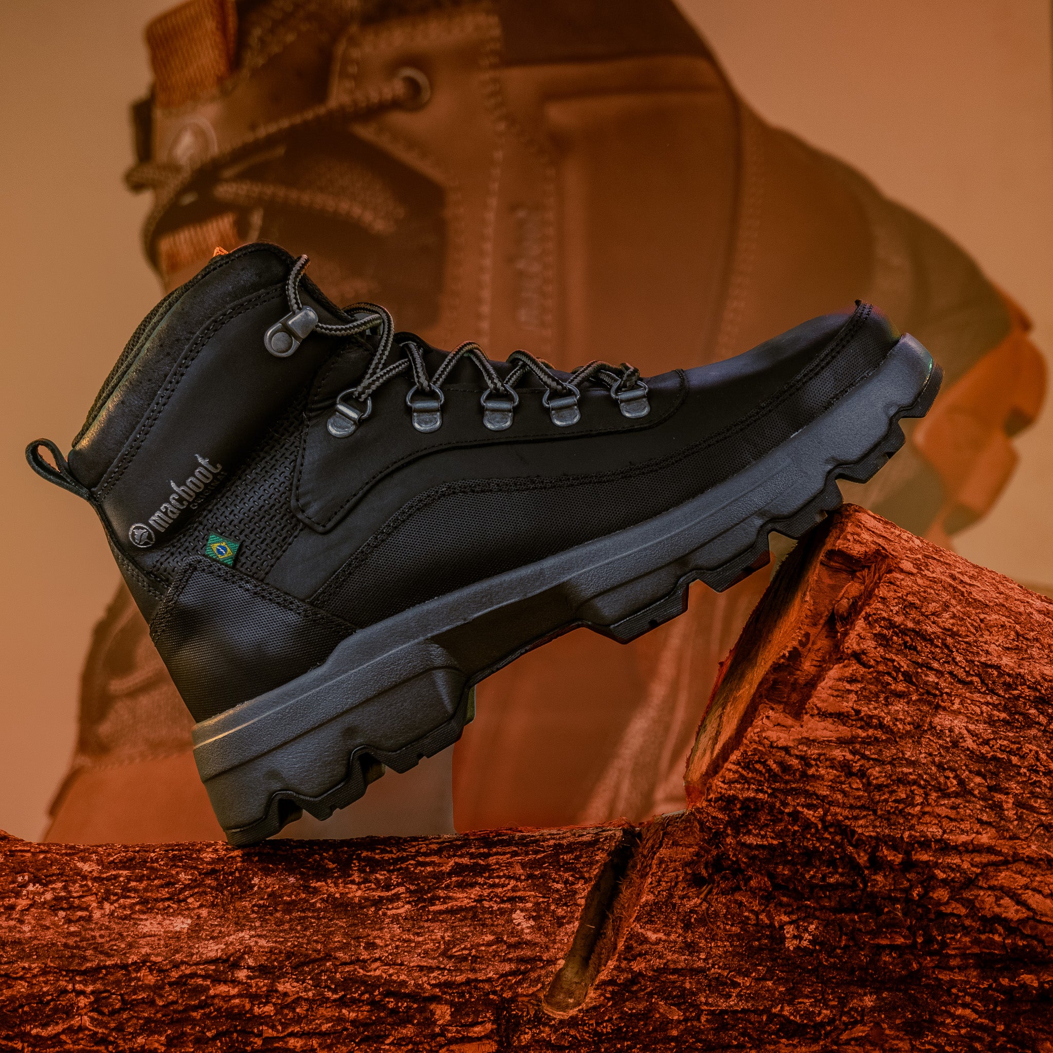 Bota Adventure Cano Longo Macboot Montana 02Z Preto | Macboot