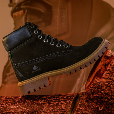 Bota Militar Macboot Cano Alto Lauryn 04 Preto - vista lateral - Macboot