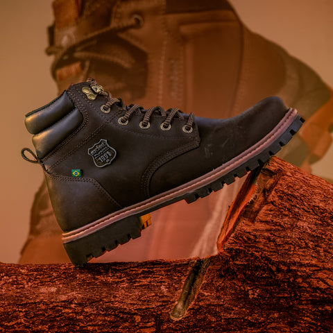 Bota Motors Cano Alto Macboot Kenko 06 Café