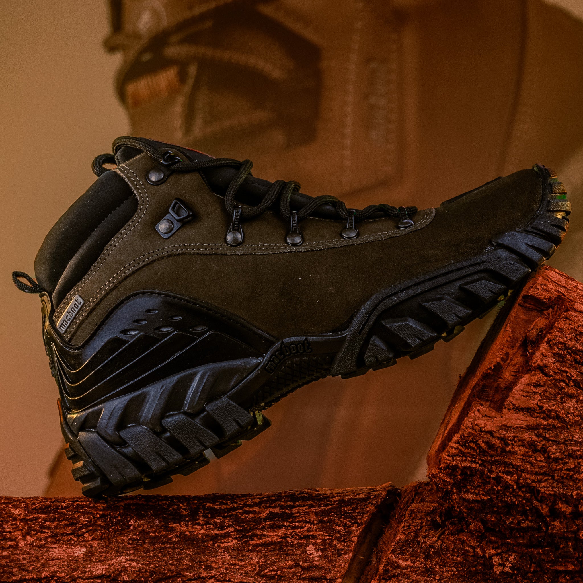 Bota Motors Cano Alto Macboot Hades 02 Cinza