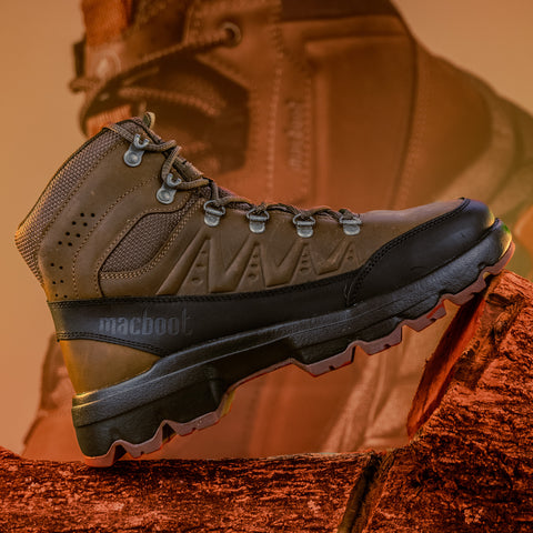 Bota Adventure Cano Longo Macboot Barreiro 02 Marrom - vista lateral - Macboot