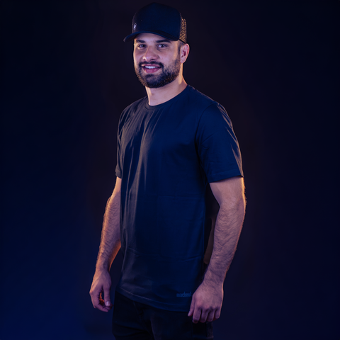 Camiseta Básica Masculina Macboot Preta
