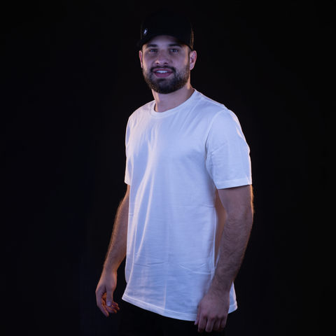 Camiseta Básica Masculina Macboot Off White