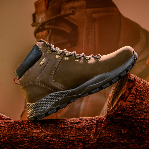 Bota Adventure Cano Alto Macboot Waterproof Flutua Alpes 02Z Marrom