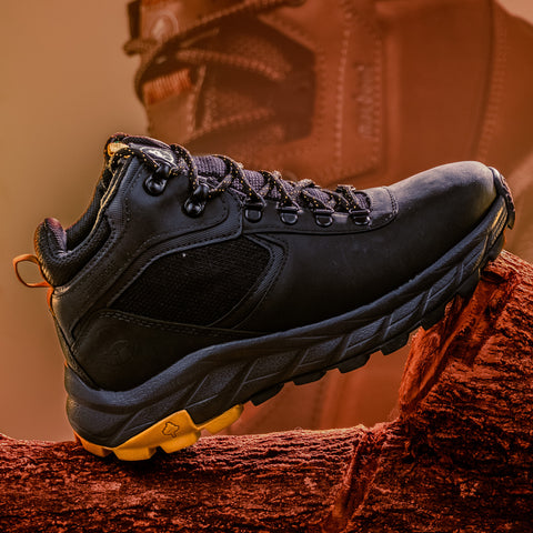 Bota Adventure Cano Alto Macboot Caiana 02 Preto Emborrachado