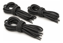 Kit 3 Atacadores Macboot Preto/Cinza 130 cm