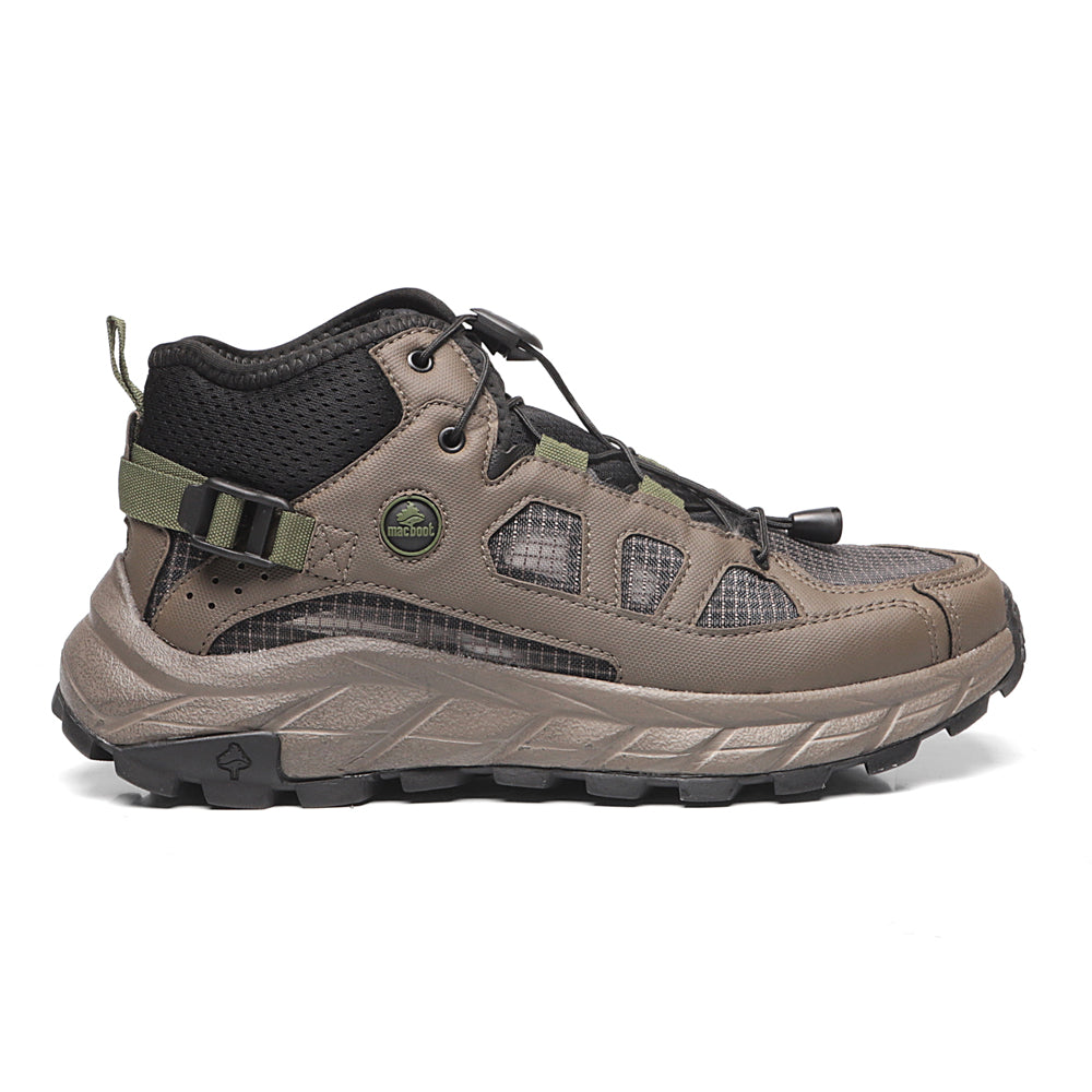 Bota Adventure Cano Alto Macboot Mergulhão 06 Marrom Escuro - vista frontal - Macboot