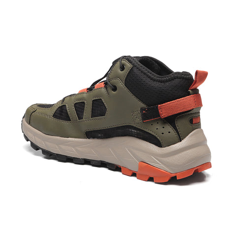 Bota Adventure Cano Alto Macboot Mergulhão 06 Verde - detalhe do solado - Macboot