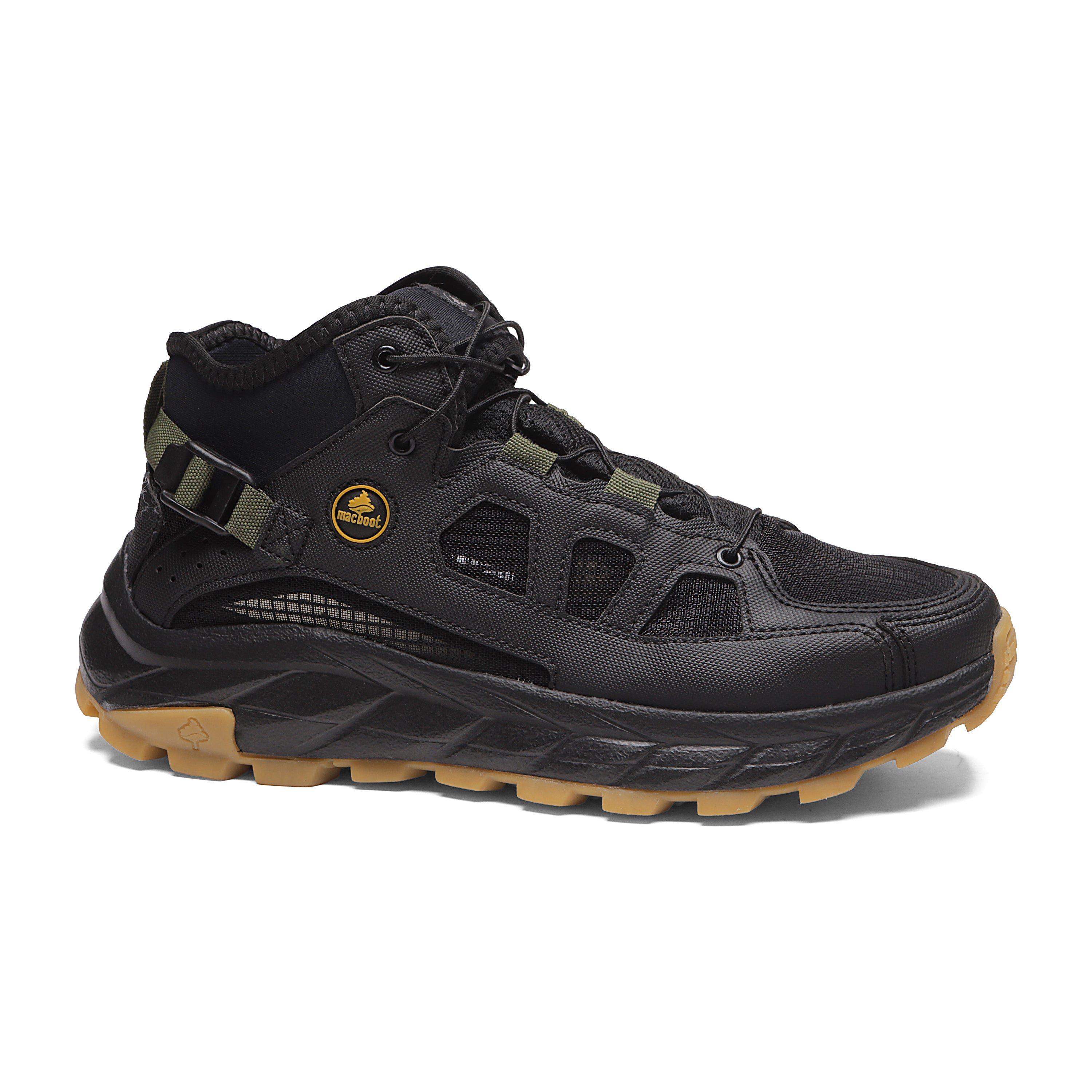 Bota Adventure Cano Alto Macboot Mergulhão 06F Preto