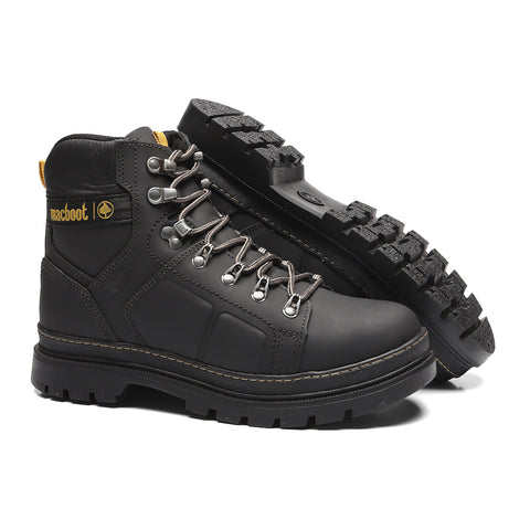 Bota Cano Alto Adventure Macboot Mombaça Ab 02 Preto