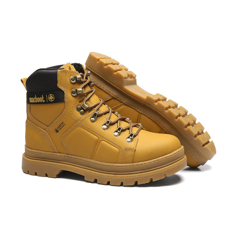 Bota Cano Alto Adventure Macboot Mombaça Ab 02 Mostarda