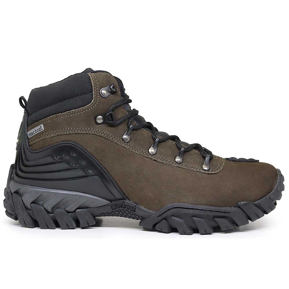 Bota Motors Cano Alto Macboot Hades 02 Cinza - vista frontal - Macboot