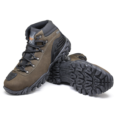 Bota Motors Cano Alto Macboot Hades 02 Cinza