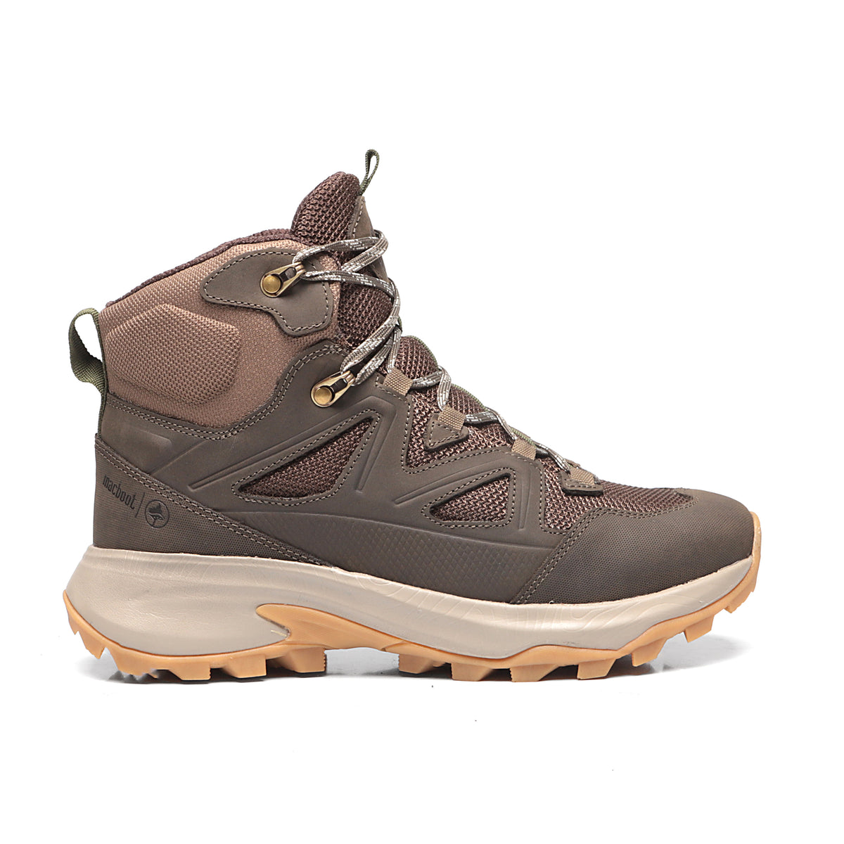 Bota Adventure Cano Alto Macboot Oca 02 Cinza - vista frontal - Macboot