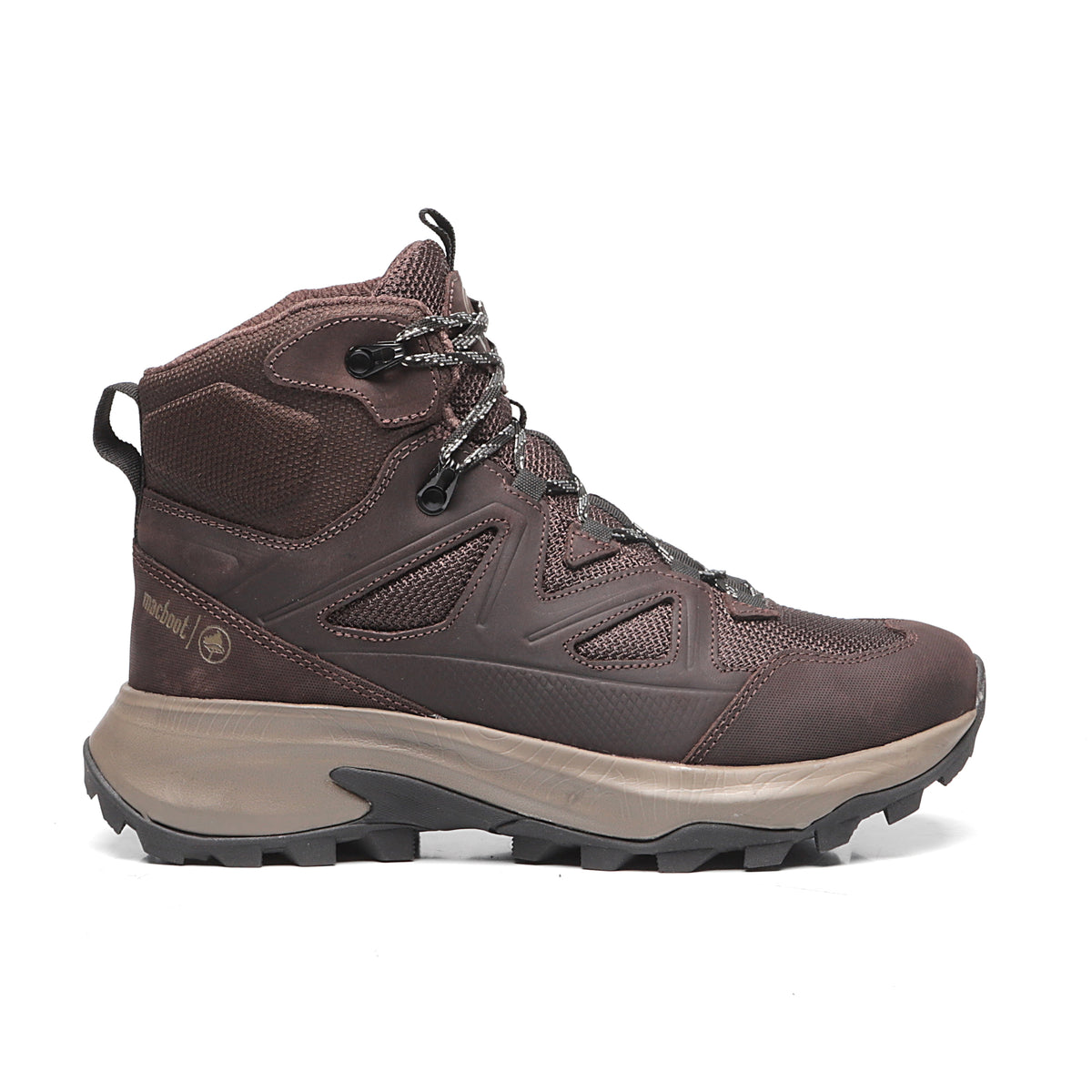Bota Adventure Cano Alto Macboot Oca 02 Cafe - vista frontal - Macboot