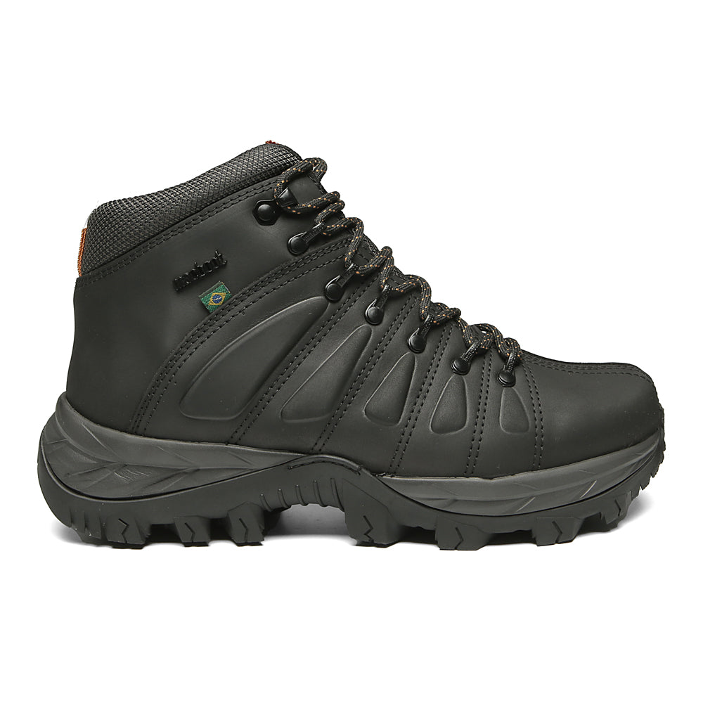 Bota Adventure Cano Alto Macboot Uirapuru 22 Preto Emborrachado