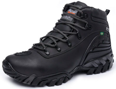 Bota Motors Cano Alto Macboot Hades 02 Preto Emborrachado