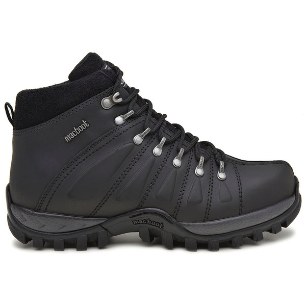 Bota Adventure Cano Alto Macboot Uirapuru 02 Preto Emborrachado - vista frontal - Macboot