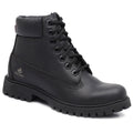 Bota Militar Macboot Cano Alto Lauryn 04 Preto Emborrachado