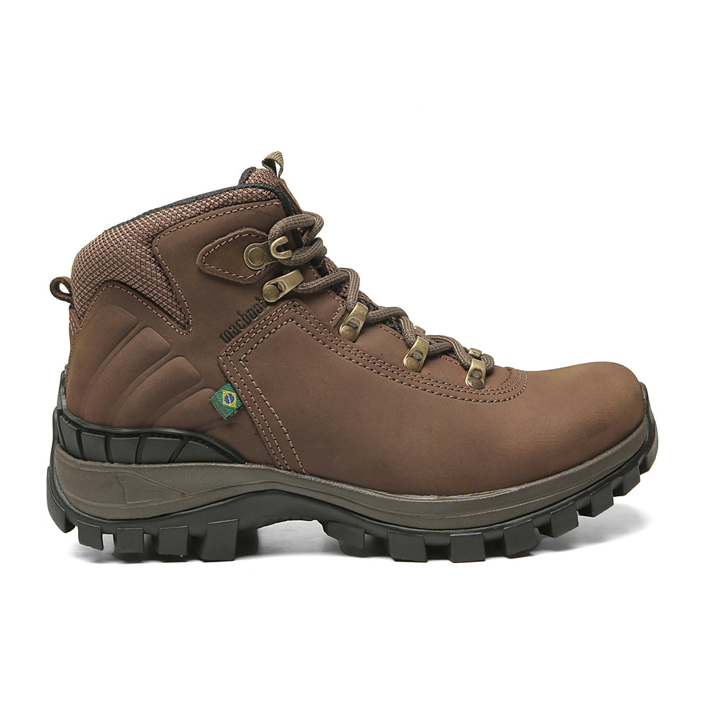 Bota Adventure Cano Alto Macboot Acari 08Z Marrom - vista frontal - Macboot