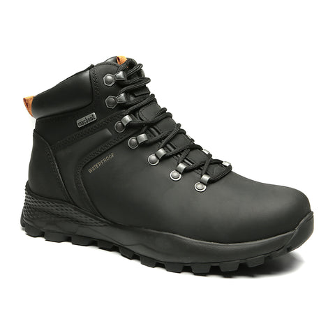 Bota Adventure Cano Alto Macboot Waterproof Flutua Alpes 02Z Preto Emborrachado