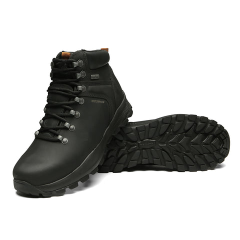 Bota Adventure Cano Alto Macboot Waterproof Flutua Alpes 02Z Preto Emborrachado