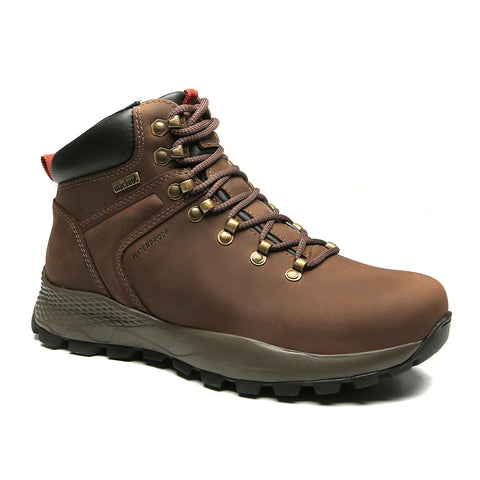 Bota Adventure Cano Alto Macboot Waterproof Flutua Alpes 02Z Marrom