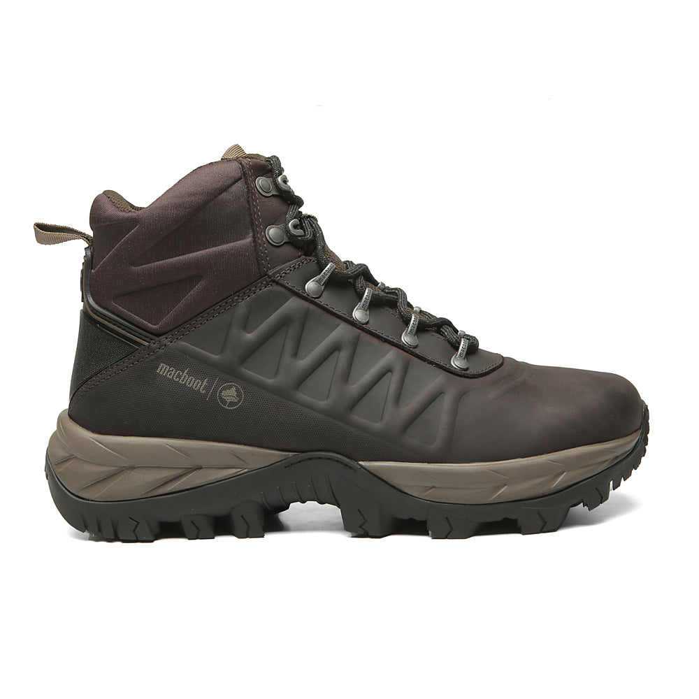 Bota Adventure Cano Alto Macboot Aruna 02 Café - vista frontal - Macboot