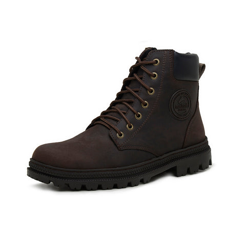 Bota Militar Cano Alto Macboot Itauba 02 Café