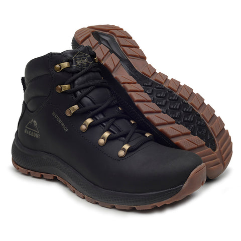 Bota Adventure Cano Alto Macboot Waterproof Flutua Batu 08 Preto Emborrachado