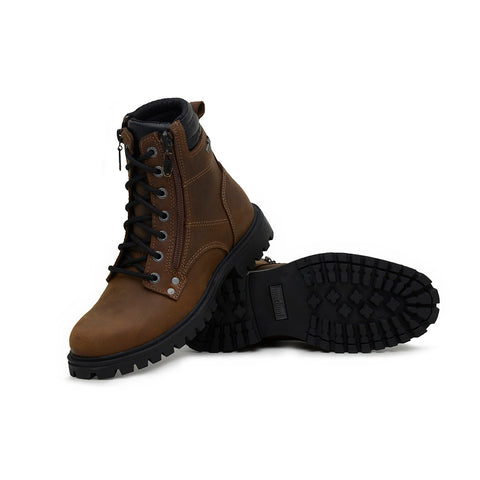 Bota Militar Cano Alto Macboot Cambara 04 Marrom