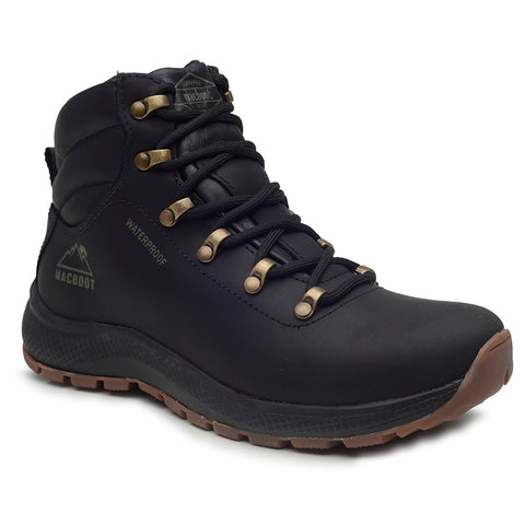 Bota Adventure Cano Alto Macboot Waterproof Flutua Batu 08 Preto Emborrachado