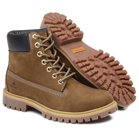 Bota Militar Cano Alto Lauryn 04 Marrom Claro