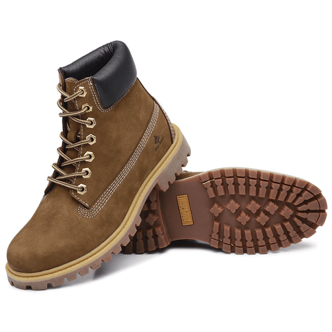 Bota Militar Cano Alto Lauryn 04 Marrom Claro
